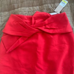 Red short skirt - NWT